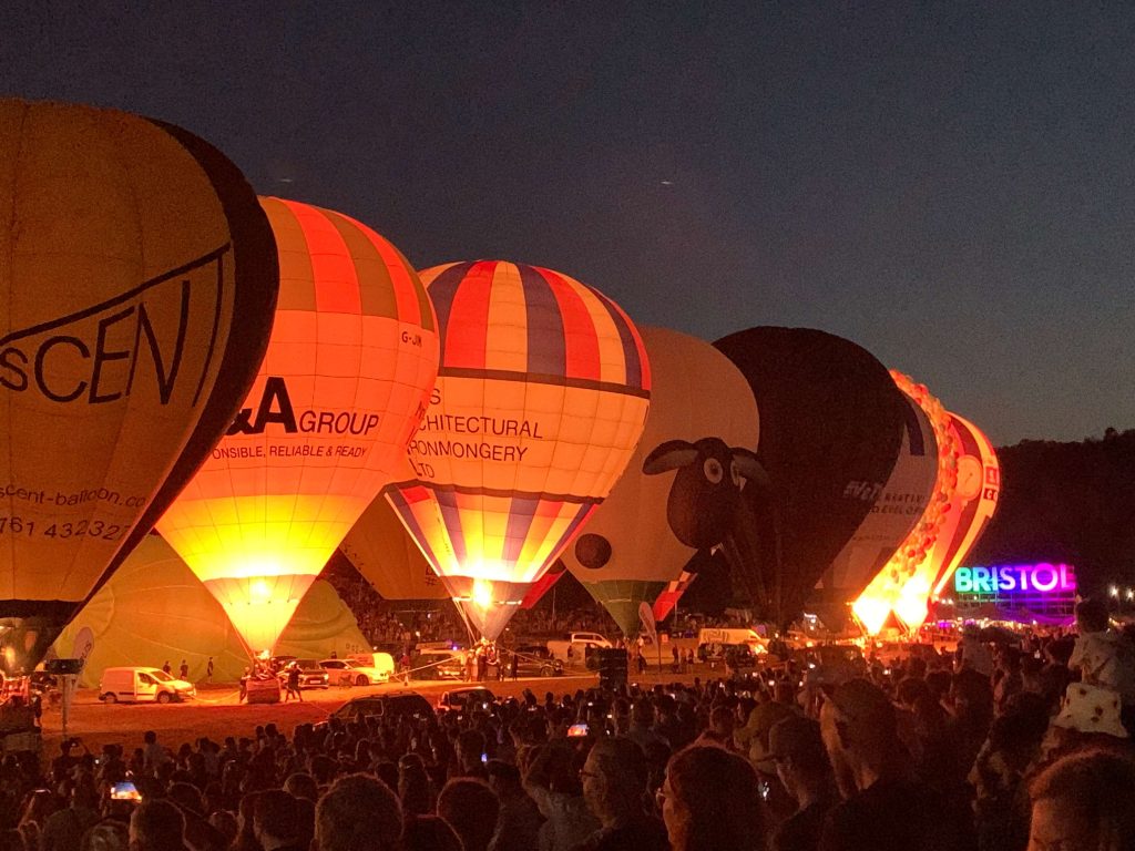 Fantastic Hot Air Ballooning At The Bristol Balloon Fiesta